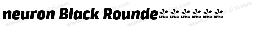 neuron Black Rounde字体转换